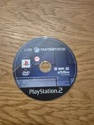 Los 4 Fantásticos PS2 (PlayStation 2) Disco