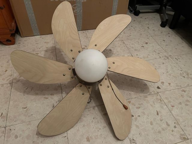 Ventilador de techo con luz