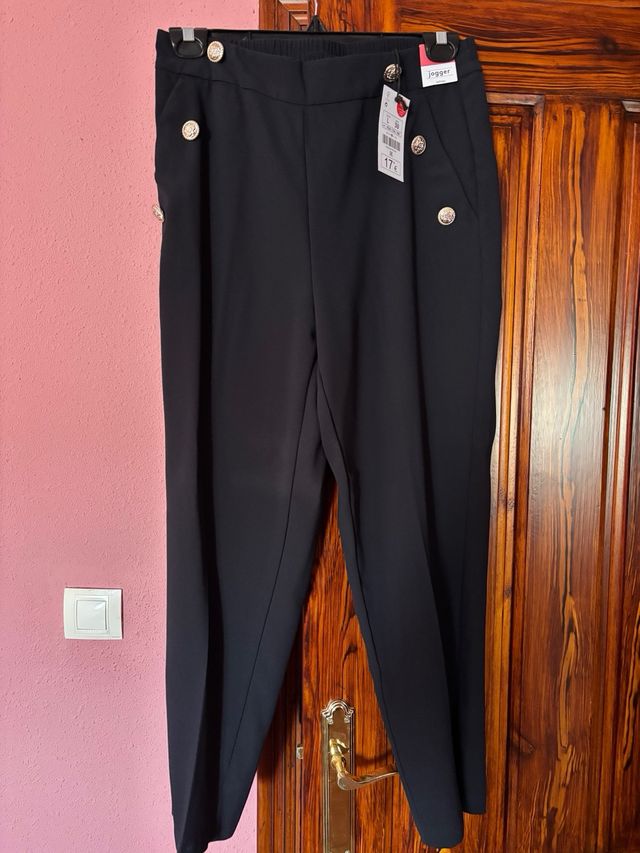 Pantalón jogger Lefties negro talla L