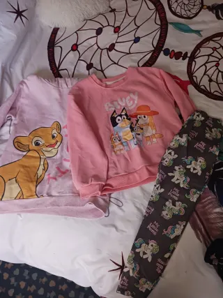 Conjunto Ropa Infantil Bluey y My Little Pony