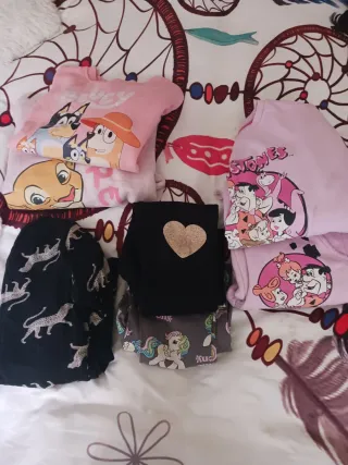 Conjunto Ropa Infantil Bluey y My Little Pony