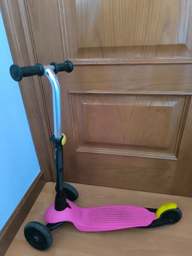 Patinete 3 ruedas niña rosa