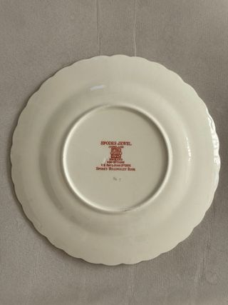 Antiguo plato Spode's Jewel