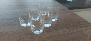 Set 6 Bicchieri Shot in cristallo