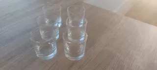 Set 6 Bicchieri Shot in cristallo