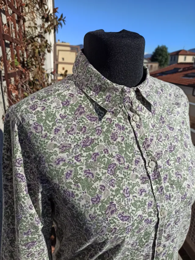 Camicia donna fantasia floreale
