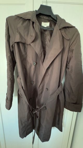 Gabardina Mango Marrón Talla M