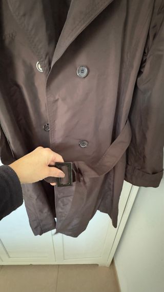 Gabardina Mango Marrón Talla M