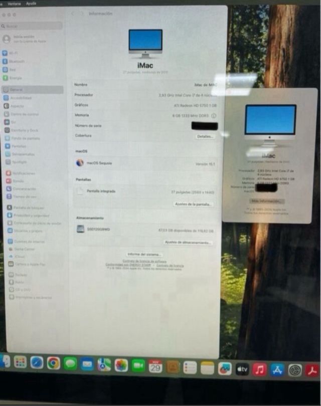 iMac Apple Funciona perfectamente