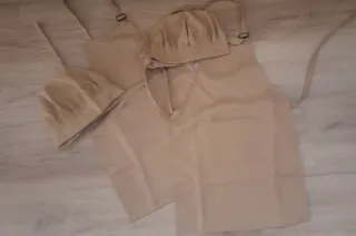 Gorro y delantal de cocina infantil