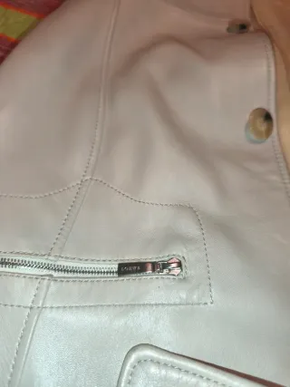 Chaqueta Loewe Piel Vacuno Talla 38 Beige