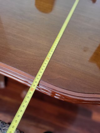 Juego MESA Y  6 sillas de comedor tapizadas