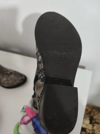 Botines Animal Print Talla 37