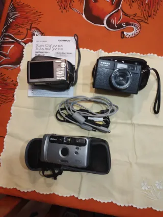 Lote Cámaras Nikon, Olympus, Werlisa