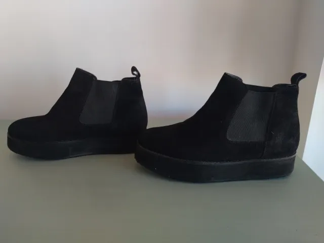 Botas al tobillo mujer negras