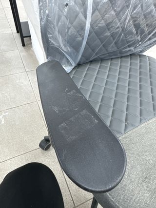 Silla de oficina gris Winners