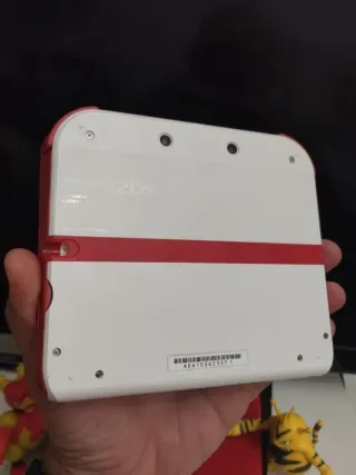 Nintendo 2DS Bianca con Caricabatterie e Custodia