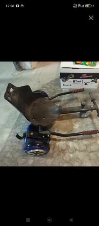 Hoverboard Azul Estrellado