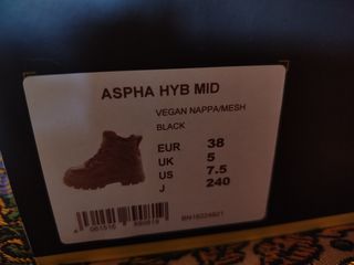 Botas Buffalo Negras Aspha