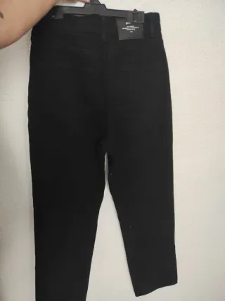 Pantalón vaquero recto mom jeans Stradivarius