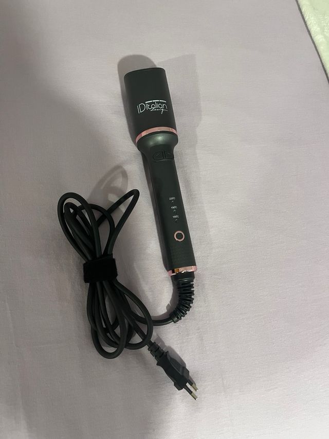 Rizador de pelo IDItalian negro y rosa