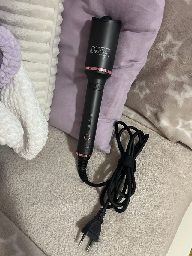 Rizador de pelo IDItalian negro y rosa