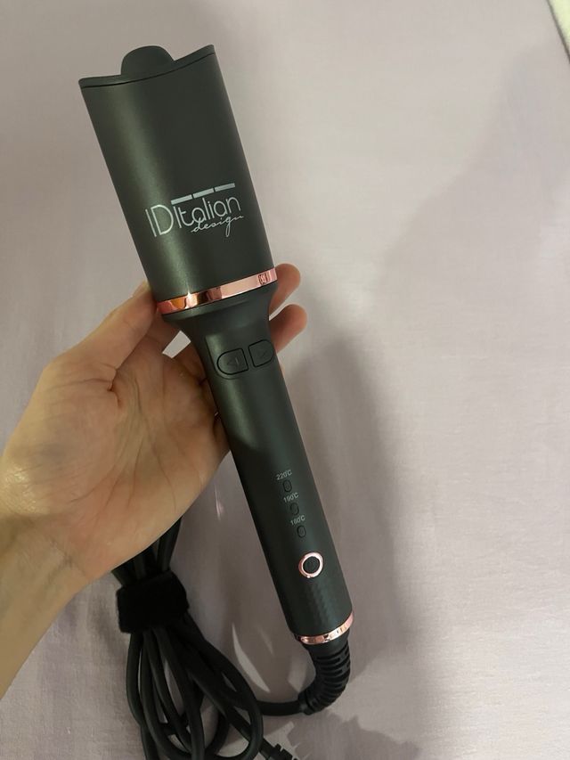 Rizador de pelo IDItalian negro y rosa