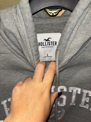 Sudadera Hollister verde clarito