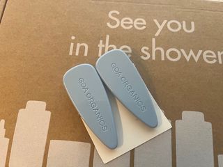 Pinzas para el pelo Goaorganics azules