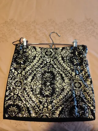 Falda fiesta lentejuelas. Queda genial y elegante