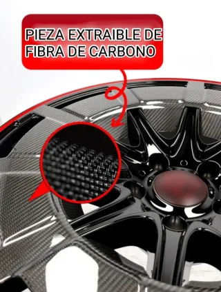 Llantas Brabus Forjadas 22 pulgadas con carbono