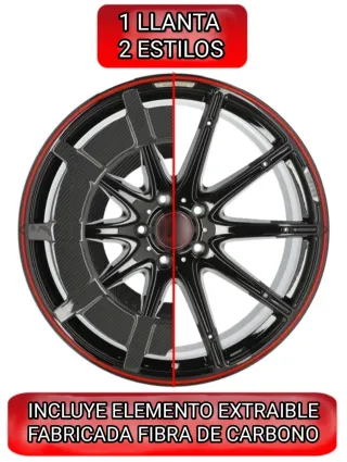 Llantas Brabus Forjadas 22 pulgadas con carbono