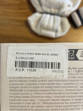 Mochila Porta Bebé BabyBjörn Mini Soft Jersey