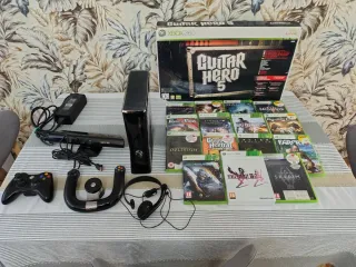 Xbox 360 Slim + 15 juegos fisicos + Accesorios