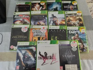 Xbox 360 Slim + 15 juegos fisicos + Accesorios