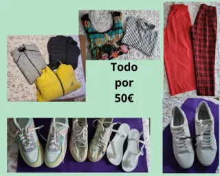 Vendo lote de ropa y deportivas