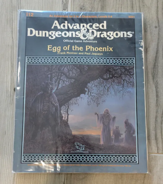 I12 Egg of the Phoenix AD&D (dañado por agua)