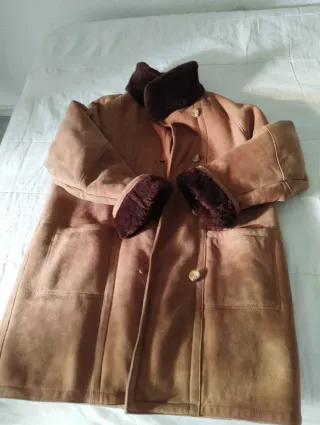 Chaqueta de ante y borrego