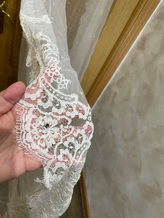 Velo de Novia Largo 240 cm con Pedrería-Y REGALITO