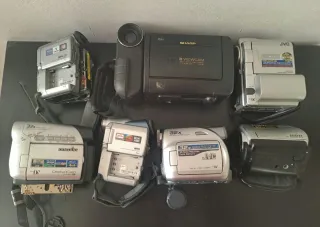 7 Videocamere Canon, JVC, Samsung, Sharp