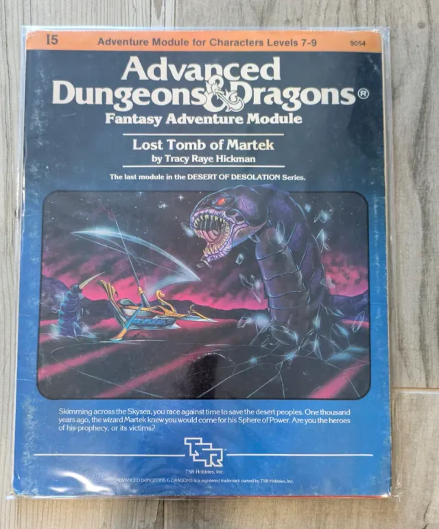 Lost Tomb of Martek AD&D Módulo 15