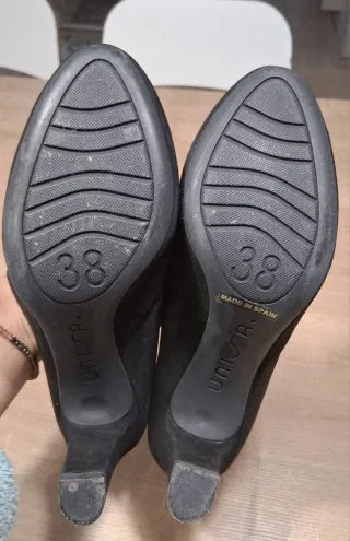 Zapatos de tacón Unisa negros talla 38