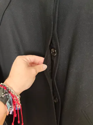 Capa lana manteco y denim de Zara Woman Collection