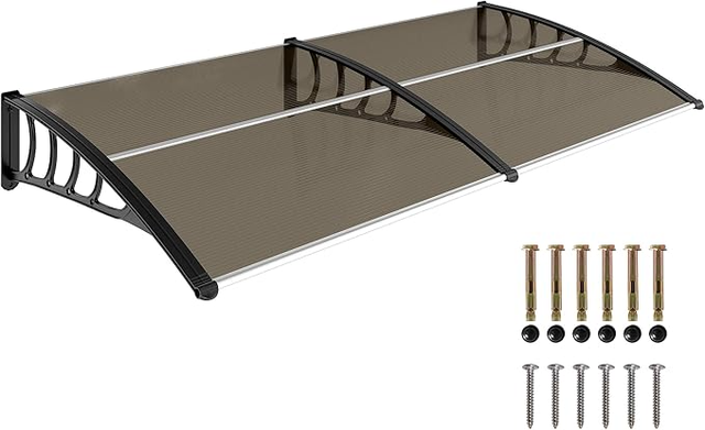 Pensilina Tettoia da Esterno 200x96cm, Tettoia per