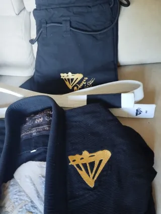 Gi BJJ Damascen Negro Talla A0