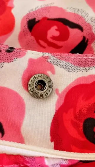 Chaqueta Vintage Flores Rosas y Rojas