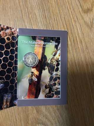 Moneda 2€ Malta 2024 Abeja de Malta y Ciudadela