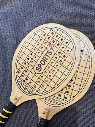 Coppia Racchette Legno SPORTS