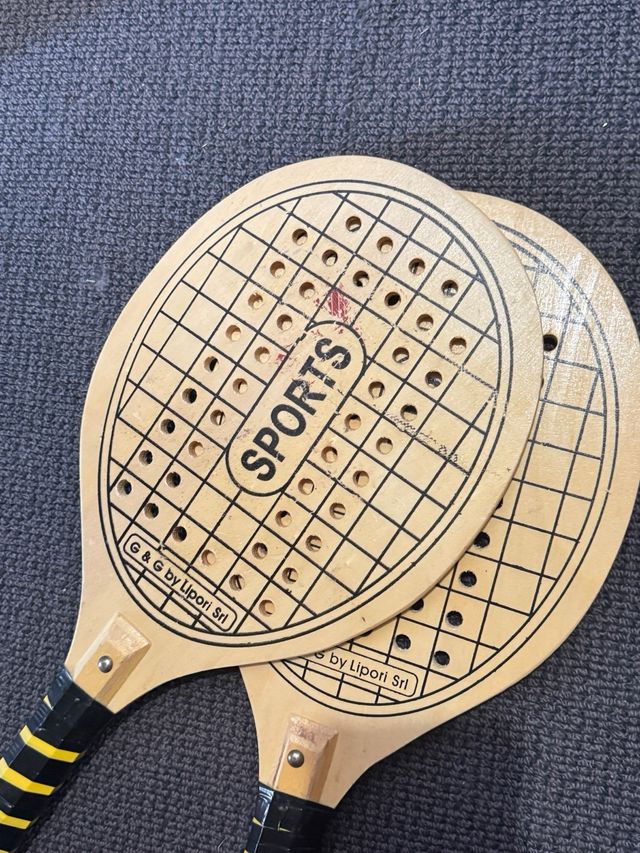Coppia Racchette Legno SPORTS