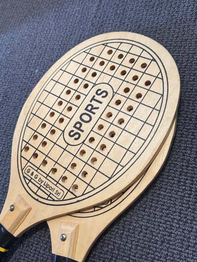 Coppia Racchette Legno SPORTS